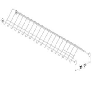 Locero Americano de 100 cm cromado