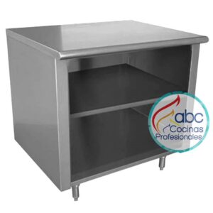 Mueble de trabajo industrial de 2 entrepaños