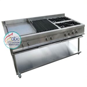 Equipo mixto: Plancha – Parrilla – Estufa