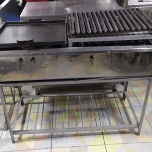 Equipo mixto plancha y parrilla 119 x 59 x 87cm  Cod: I0187