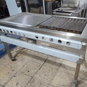 Equipo mixto plancha y parrilla 149 x 71 x 140cm Cod: I0955