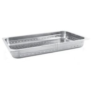 Azafate en acero 1/1 GN x 10 cm. Perforado M- C21100
