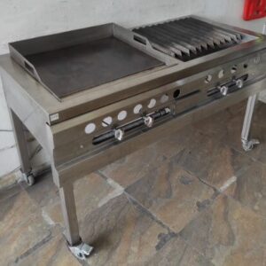 Equipo mixto plancha y parrilla 149 x 71 x 140cm Cod: I0110