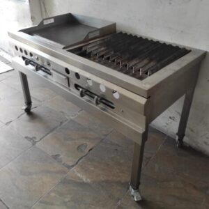 Equipo mixto plancha y parrilla 149 x 71 x 140cm Cod: I0110