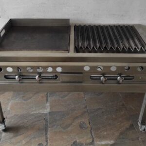 Equipo mixto plancha y parrilla 149 x 71 x 140cm Cod: I0110