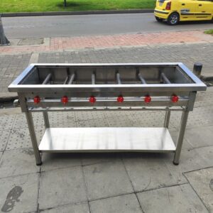 Plancha a gas  153,5 x 59,5 x 87 cm Cod: I0143