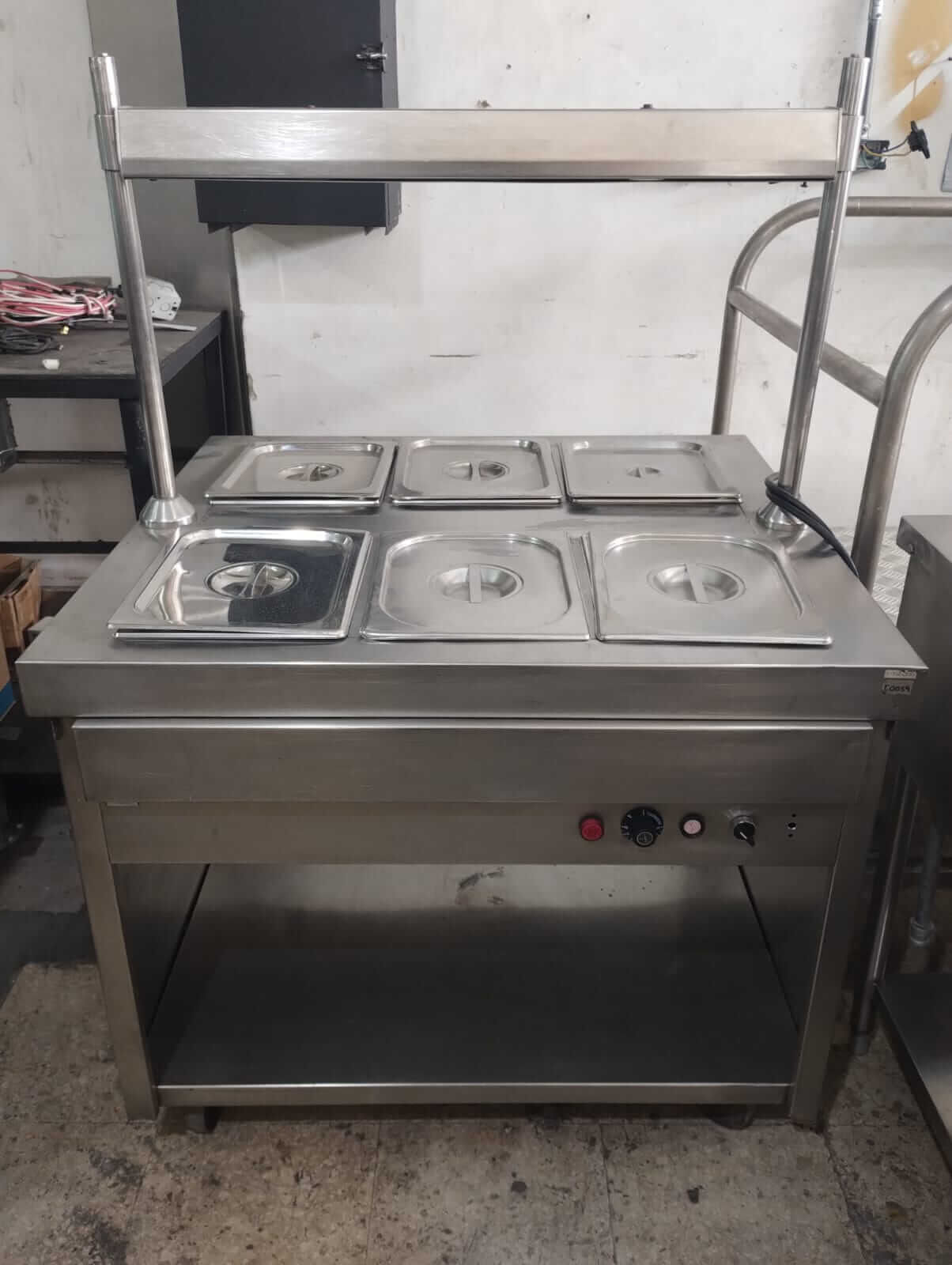 Baño Maria con 6 azafates