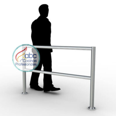 Baranda separadora de piso