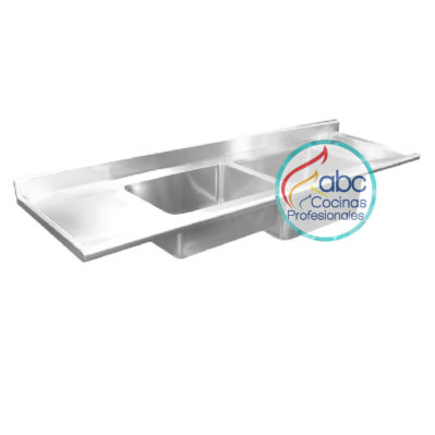 Cubierta con 2 pocetas