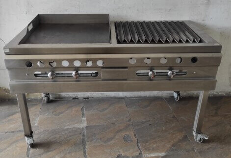 Equipo mixto plancha y parrilla