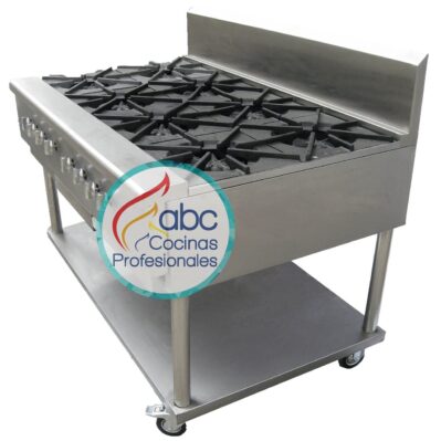 Estufa industrial con entrepaño