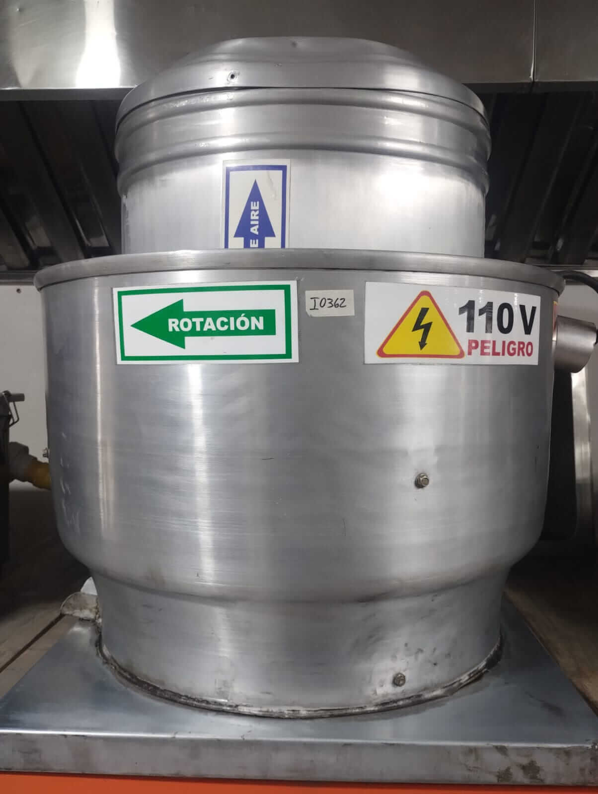 Extractor tipo hongo 16" Monofásico