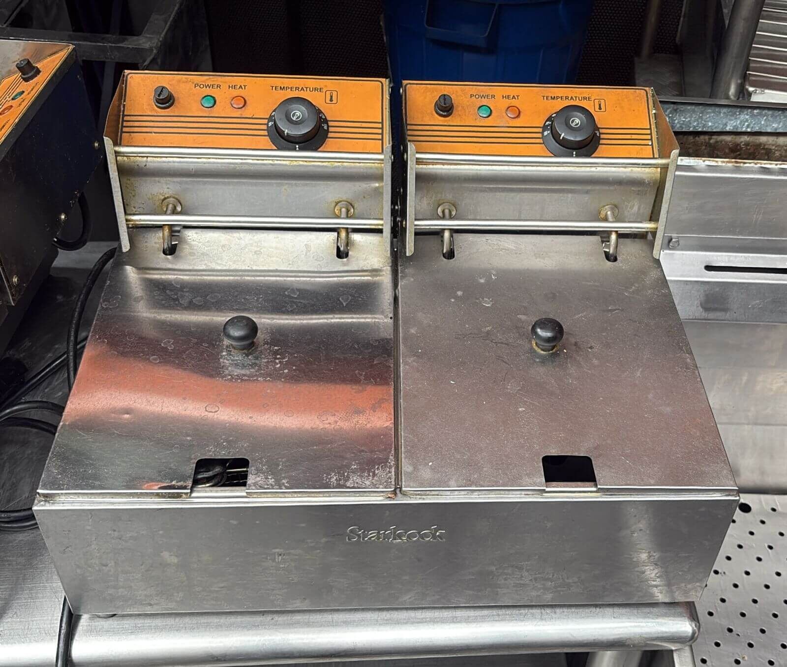 Freidora Electrica Starkcook 2 tanques