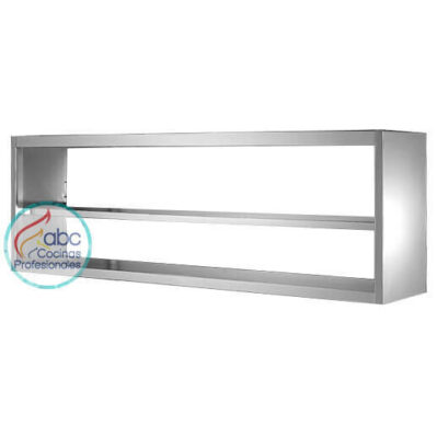 Gabinete abierto de 3 entrepaños