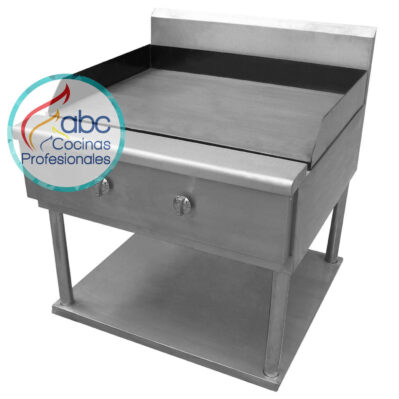 Plancha industrial con platina de teflón