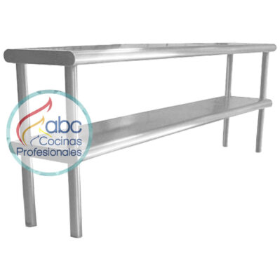 Repisa doble con patas