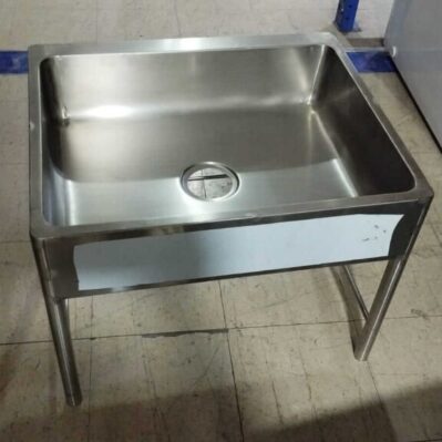 Lavaplatos industrial de una poceta 66 x 55 x 50cm Cod: I0115