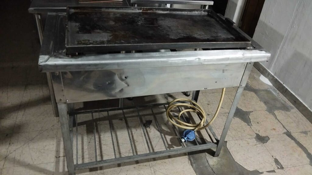 Plancha a gas