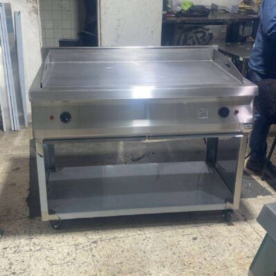 Plancha Eléctrica Industrial Doble Eje 120.5 x 74 x 90 cm Cod: I0490